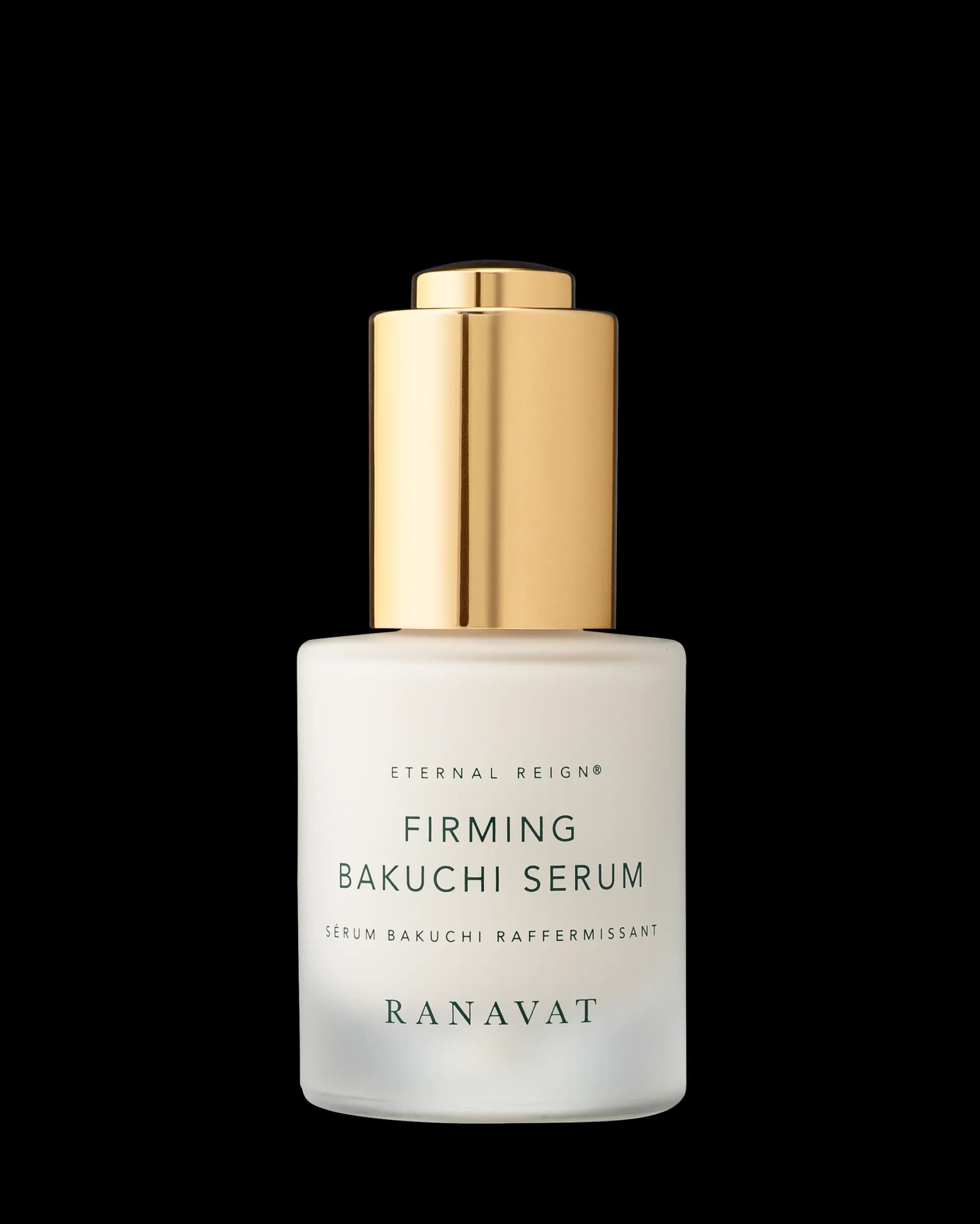 RANAVAT Firming Bakuchi Peptide Serum 30 ml v bílém flakonu se zlatým víčkem