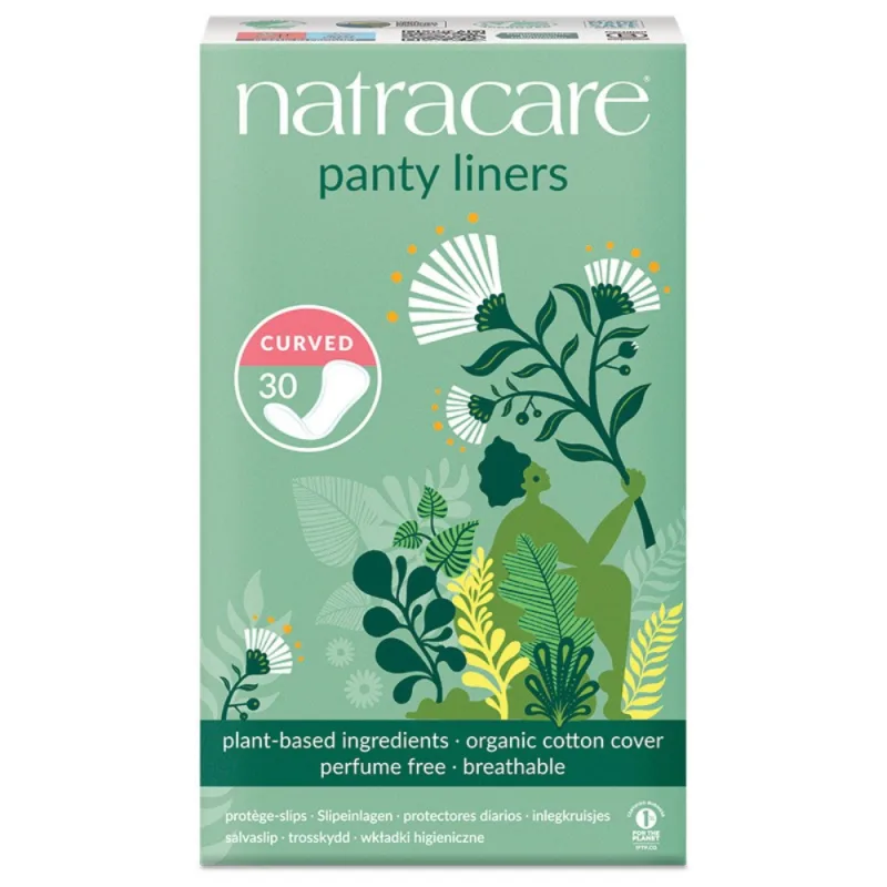 Natracare — Tvarované slipové vložky 30 ks